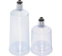 Housoutil Set 2 Bottiglie Vernice per Aerografo 20ml+40ml Trasparenti, Contenitori Singoli per Pigmenti, Dispenser Ricaricabile Compatibile Aerografi a Sifone e Alimentazione Inferiore