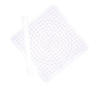 Housoutil Set 2 Pezzi Strumenti per Modellare Argilla in Acrilico, Tavola Pressa Versatile e Rullo per Scolpire, per Creazioni Artistiche e Modellazione Fai da Te