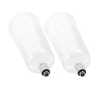 Housoutil Set 2 Pezzi Tazze per Aerografo a gravità in Plastica Coperchio, Contenitore per Pigmenti Vernice Spray Sostituibile, Accessorio per Pittura e Disegno Artistico Portatile