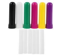 Housoutil Set 6 Pezzi Accessori per Diffusore Nasale in Pp, Tubi Ricaricabili per Oli Essenziali, Compatti e Portatili, per Uso Notturno e Lavoro, Incremento Energia