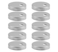 Housoutil Set da 10 Tappi Decorativi per Bulloni Wc in Acciaio Inox 45Mm Copridadi Antiscivolo per Sedile Water Copertura per Viti Bagno Resistente All’Umidità per Rinnovare L’Aspetto