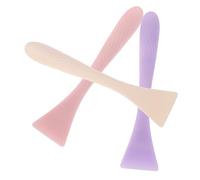 Housoutil Set da 3 Pennelli Applicatori per in Silicone per Donna Spatole per Cosmetici Delicate Strumenti per Applicazione Uniforme e Massaggio Esfoliante Viso per Skincare Quotidiana