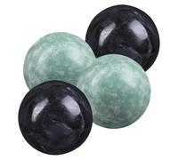 Housoutil Set di 2 palline da massaggio con motivo marmorizzato per alleviare lo stress, alleviare la tensione muscolare, fisioterapia e rilassamento