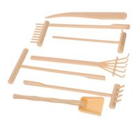 Housoutil Set di 7 Rastrelli da Giardino Zen in Plastica Leggera Accessori per Sabbiera Meditazione Strumenti Decorativi per Giardino Zen e Sala da Tè