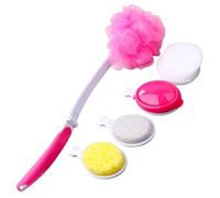 Housoutil Set Spazzole Bagno Pieghevoli 5 Pezzi Spazzola Lunghezza 45Cm per Schiena e per e Personale