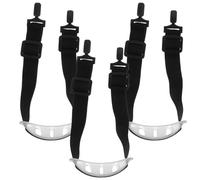 Housoutil Sottogola Per Casco Rigido Con Clip Di Sicurezza Cinturino Elastico Per Casco Da Lavoro Supporto Protettivo Per Uso Esterno 17.7X1.4X0.8 Pollici