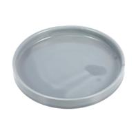 Housoutil Sottovaso in Ceramica Rotondo per Piante da 45 Pollici Vassoio Raccogli-Acqua Resistente alle Alte Temperature Base Stabile Adatto per Coltivazione in Acqua e Giardinaggio