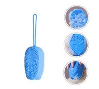 Housoutil Spazzola da Bagno in Spugna e Gel di Silice Spazzola per Fango Corpo Massaggiante Spugna da Bagno per Uomo e Ragazzo Ragazza Bolle Ricche Uso Quotidiano