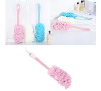 Housoutil Spazzola Da Bagno Lunga e Colorata Scrubber Esfoliante Rete Per Corpo Per Massaggio e Pulizia Della Rosa