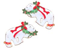 Housoutil Spilla Natale Donna 2 Pezzi in Lega, Accessorio Elegante per Cappelli e Abbigliamento, Comoda e Facile da Indossare, Decorazione Natalizia Raffinata e Luminosa