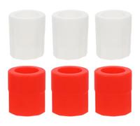 Housoutil Stampi Riutilizzabili per Ghiaccio 6 Pezzi in Silicone, Forma Bicchiere Cubetti di Whisky e Cocktail, Facili da Usare e Pulire, per Congelare in Freezer e Bar