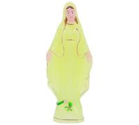 Housoutil Statua Della Beata Vergine Maria Della Chiesa, Statuina Della Madonna di Natale, Scultura Cattolica in Plastica per Decorazioni Natalizie da Tavolo per La Chiesa