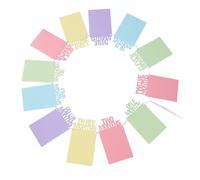 Housoutil Striscione Design Versatile per Fotografico Primo Compleanno e Carta Colorata e Resistenti al Colore, Decorazione Occasioni Speciali e Compleanni