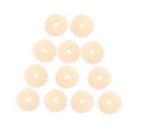 Housoutil Strumento per Chignon per Chioma 12 Pezzi Ciambella Grande 9 Cm Beige per Acconciature Raccolte Donne Uso Quotidiano e Occasioni Speciali