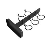 Housoutil Supporto Accessorio Gaming Controller e Cuffie da Scrivania in Ferro Nero a 3 Livelli Multifunzione e Postazione Ordinata, Design Moderno e Funzionale per Giochi