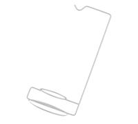 Housoutil Supporto Gancio in Ferro Bianco per Piante Idroponiche Set 5 Pezzi Cornice Sospesa per Micro-Paesaggi in Vetro Espositore Decorativo per Casa Scrivania e Camera da Letto