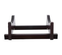 Housoutil Supporto in Legno Marrone Base Stabile e Robusta Fascino Rustico Naturale per Botte di Vino e Dispenser Bevande per Bar e Area Living