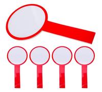 Housoutil Tabellone Segnapunti Monofacciale 4 Pezzi 15X30 CM Lavagna Cancellabile a Secco Portatile per Giochi di Famiglia e Lezioni in Classe