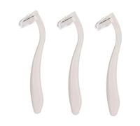 Housoutil Tagliacapelli Da Donna in Acciaio Inox 3 Pezzi, Rasoio Per Peli Ascellari e Gambe, Depilatore Compatto Portatile Per Cura Del Corpo e Viaggi