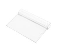 Housoutil Targhetta in Acrilico per Scrivania con Slot Portanome Tavolo Multifunzionale per Ufficio Cartellino per Segnalazione Postazioni Lavoro Design Elegante e