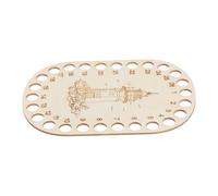 Housoutil Tavola avvolgitrice in Legno Supporto del Cavo del Scheda di Gestione dei Thread Custode Thread di richiamo Beige