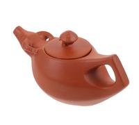 Housoutil Teiera in Argilla Viola Piccola Portatile Coperchio in Ceramica, Brocca da Tè Artigianale per Sala da Tè, Ristorante e Hotel, Facile da Pulire e Sicura, per Casa e Ufficio