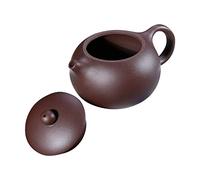 Housoutil Teiera Zisha Elegante in Argilla Viola, Piccola Teiera Compatta Manico Ergonomico, Bollitore Tradizionale per Tè da Casa, Ufficio e Sale da Tè, Regalo Raffinato per Inaugurazione