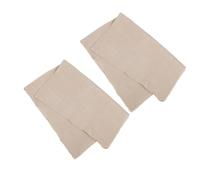 Housoutil Tessuto di Iuta da 2 Pezzi: Tela di Iuta Testurizzata per La Realizzazione di Ceramiche - Tessuto di Lino Portatile per Lavori in Ceramica Fai da Te per Uso Domestico E Scolastico
