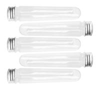 Housoutil Tubi Trasparenti per Lacci delle Scarpe 5 Pezzi, Contenitori Portatili Coperchio per Organizer da Viaggio, Porta Lacci Resistenti e Compatti per Abbigliamento e Accessori Scarpe