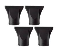 Housoutil Ugelli per Asciugacapelli a Becco D'anatra in Plastica Nera 4 Pezzi Concentratore Stretto in Nylon per Uso Professionale in Salone e Casa