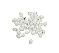 Housoutil Uova Piccione Viaggiatore per Decorazione 100 Pezzi 3X2Cm Materiale e Liscia per da Te e Decorazioni