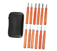 Housoutil Utensili per Intaglio del Legno Kit Multifunzione per Coltelli da Intaglio Professionali Confortevole per Artisti e Hobbisti