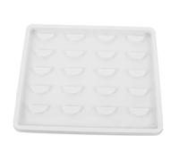 Housoutil Vassoio per Ciglia in Plastica Custodia Organizer per Ciglia Finte Contenitore Portatile per Imballaggio Scatola di Protezione per Conservare