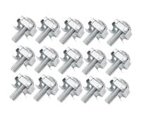 Housoutil Viti per Rack Server e Dadi a Clip Zincati M5x16, Set 100 Pezzi, Accessori per Montaggio Armadi Server e Rete, Compatibili Rastrelliere e Armadietti It Professionali