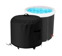 Housse Bain Froid - Abri Tonneau Imperméable Protection | Anti-UV Poussière Extérieur Glacée Baignoire, Couverture Étanche Durable Plage Ferme Jardin Terrasse Arrière-Cour Camping Accessoire