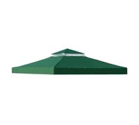Housse de Toit de Gazébo - Toit de Canopée Résistant | Rigide 3x3m pour Protection Solaire | Cuisine d'Extérieur Barbecue Jardin et Terrasse Toile de Rechange Pavillon Anti-UV Étanche