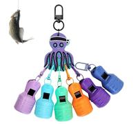 Housse Hameçon Pêche - Protecteur Appât Étanche | Accessoires Pêche Bateau, Protections Étanches Pour Appâts De Seiche, Lot De 6, Pour Les Pêcheurs Se Préparant Tournois En Bateau