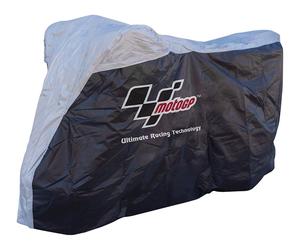 Housse Protezione Moto Scooter Pioggia Nera Grigia MEDIUM MOTOGP - MGPRCV01