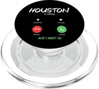 Houston È Chiamata E Devo Andare Texas USA Viaggiare PopSockets PopGrip per MagSafe