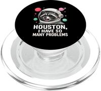 Houston ho così tanti problemi carino spaziale procione astronauta PopSockets PopGrip per MagSafe