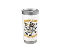 Houston, ho troppi problemi per i fan dello Space Raccoon Bicchiere termico in acciaio inox doppia parete