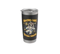 Houston, ho troppi problemi per i fan dello Space Raccoon Bicchiere termico in acciaio inox doppia parete