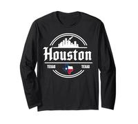 Houston, Orizzonte, Città, Viaggio, Texas, Palme Maglia a Manica
