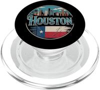 Houston, orizzonte, città, viaggio, texas, palme PopSockets PopGrip per MagSafe