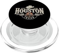 Houston, orizzonte, città, viaggio, texas, palme PopSockets PopGrip per MagSafe