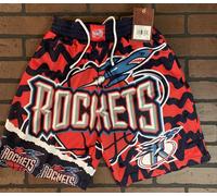HOUSTON ROCKETS Mitchell & Ness Pantaloncini Basket Jumbotron 2.0 Multicolore