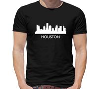 Houston Silhouette T-Shirt - Skyline - Vista - Texas - Spazio Centro - Città