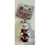 Houston Texans Albero di Natale Vacanza Ornamento - Polar Orso - Resina