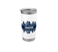 Houston Texas City Horizon Bicchiere termico in acciaio inox doppia parete