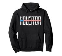 Houston Texas Vintage Felpa con Cappuccio